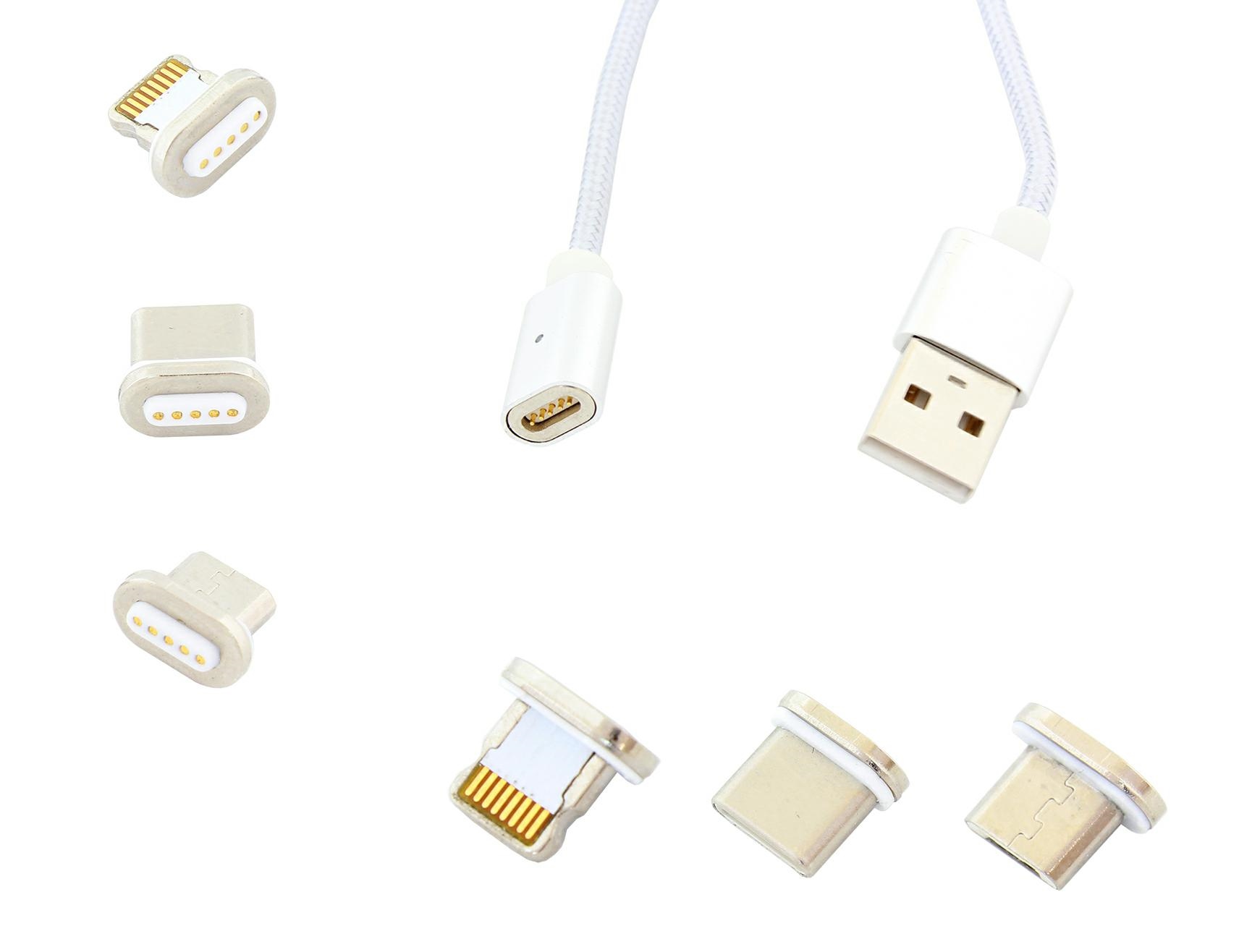 AK239C MAGNET. KABEL MICRO USB 3w1 SZARY Aptel Twoja AK239C MAGNET. KABEL MICRO USB 3w1 SZARY Aptel Twoja